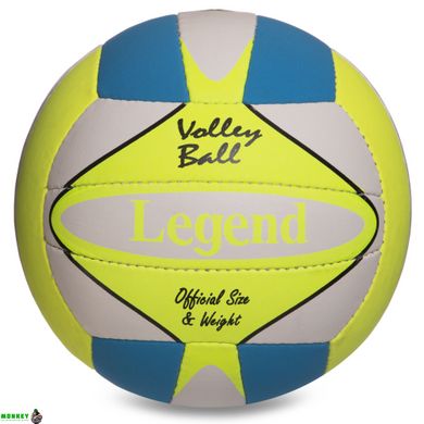 Мяч волейбольный PU LEGEND LG2126 (PU, №5, 3 слоя, сшит вручную)