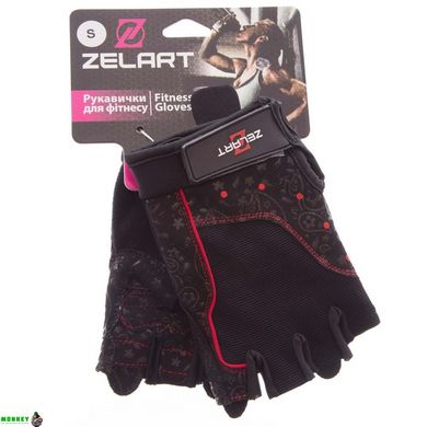 Перчатки для фитнеса и тренировок Zelart SB-161736 XS-M черный