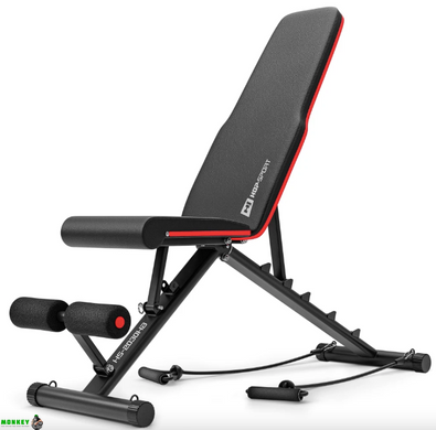 Набор Elitum Titan гантели 2x26кг с скамьей Hop-Sport HS-2030 HB