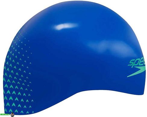 Шапка для плавания Speedo FASTSKIN CAP AU синий, зеленый Уни M