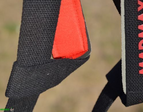 Лямки для тяги MadMax MFA-267 PWR Straps Black/Grey/Red