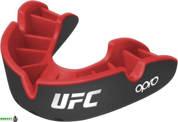 Капа OPRO Silver UFC дитяча (вік до 10) Black/Red (ufc.102515001)