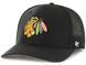 Кепка-тракер 47 Brand CHICAGO BLACKHAWKS TROPHY чорний Уні OSFA