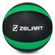 М'яч медичний медбол Zelart Medicine Ball FI-5122-7 7кг сірий-зелений