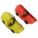 Щитки футбольные Joma ATTACK 401161-906 (ABS-пластик, EVA, L, желтый-красный)