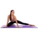 Килимок для йоги Замшевий Record FI-5662-10 розмір 183x61x0,3см фіолетовий з квітковим принтом