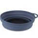 Lifeventure тарілка Silicone Ellipse Bowl graphite