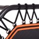 Фітнес батут восьмикутний FI-2904-122 122см чорний-помаранчевий