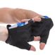 Перчатки для фітнесу та тренувань HARD TOUCH FG-002 XS-L чорний-синій