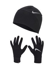 Набор: перчатки, шапка Nike W ESSENTIAL HAT AND GLOVE SET черный Жен M/L