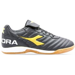 Обувь для футзала мужская DIA OB-9609-BKY размер 40-45 (верх-PU, подошва-PU, черный-желтый)