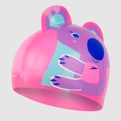 Шапка для плавания Speedo KOALA PRT CHARACTER CAP IU розовый, пурпурный OSFM