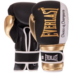 Перчатки боксерские кожаные на липучке ELS BO-0578 (р-р 10-14oz, цвета в ассортименте) C4