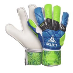 Рукавички воротарські Select GOALKEEPER GLOVES 04 HAND GUARD синій, зелений, білий Діт 4 (15,5см)