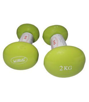 Гантели виниловые пара LiveUp VINYL DUMBBELL EGG HEAD 2 кг