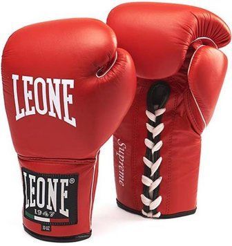 Рукавички боксерські Leone Supreme Red 8 ун.
