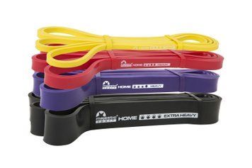 Резиновые петли для тренировок Majestic Sport Home Power Band набор 4 шт 2-39 кг M-HB-4217