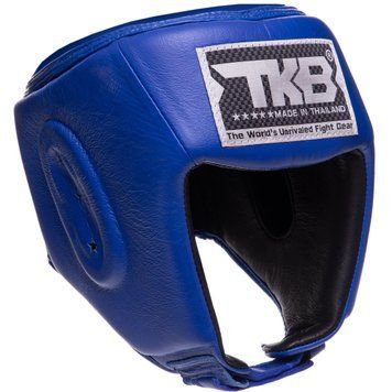 Шлем боксерский открытый кожаный TOP KING Super TKHGSC Синий XL