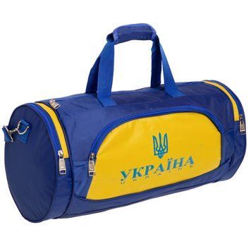 Сумка спортивна Бочонок SP-Sport GA-016-U синій-жовтий