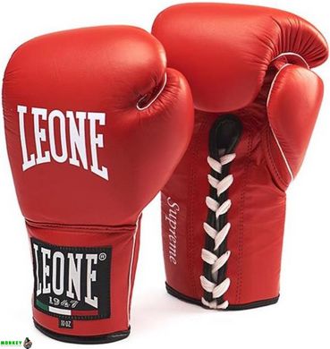 Рукавички боксерські Leone Supreme Red 8 ун.