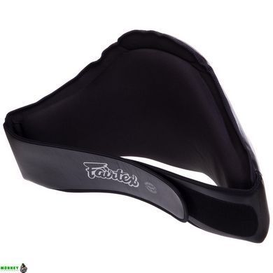 Пояс тренера кожаный FAIRTEX BPV2 Черный-белый