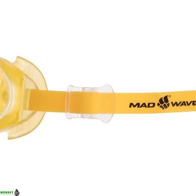 Окуляри для плавання стартові MadWave Simpler II Junior M041107 Жовтий (полікарбонат, силікон,)