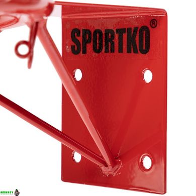 Кільце баскетбольне Sportko KB-30 червоний