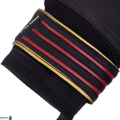 Перчатки вратарские SOCCERMAX GK-003 размер 8-10 черный-красный