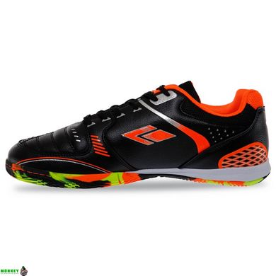 Взуття для футзалу чоловіча SP-Sport 170329-1 розмір 40-45 чорний-помаранчевий-сірий