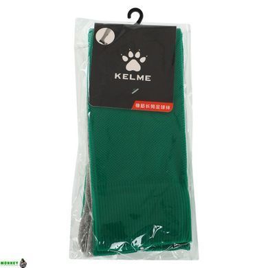 Гетри футбольні чоловічі KELME LIGA K15Z908-9318 Зелений-білий M-39-41 (нейлон, бавовна)
