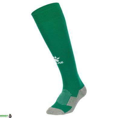 Гетри футбольні чоловічі KELME LIGA K15Z908-9318 Зелений-білий M-39-41 (нейлон, бавовна)