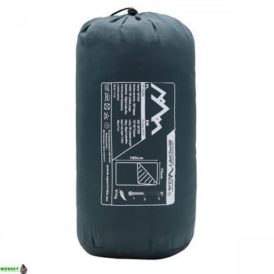 Спальный мешок (спальник) одеяло SportVida SV-CC0061 +2 ...+21&deg;C R Navy Green/Orange