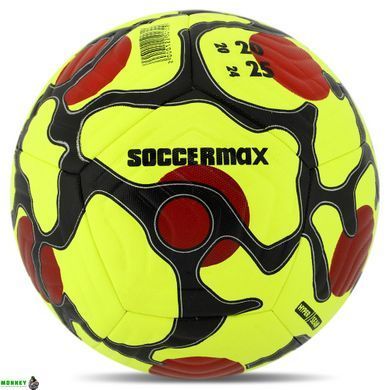 Мяч футбольный HYBRID SOCCERMAX FB-4364 Оранжевый №5 PU