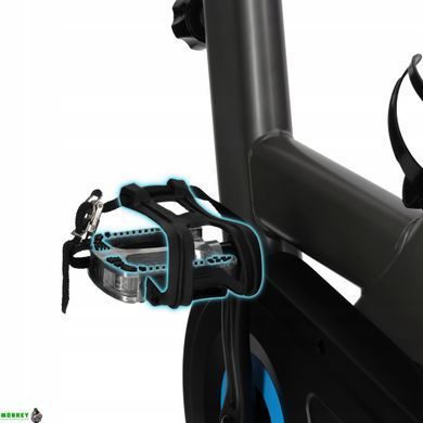 Велотренажер спиннинговый (спинбайк) 4FIZJO Racing Black/Blue (P-5905973401654)