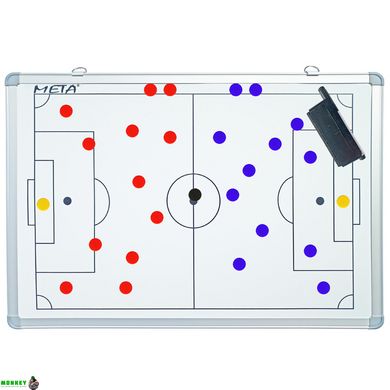 Дошка тактична Meta Magnetic Tactic Board сірий Уні 45х60 см