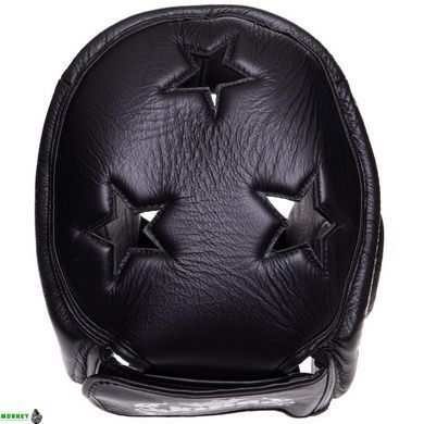 Шлем боксерский открытый кожаный TOP KING Super TKHGSC Синий XL