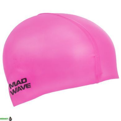 Шапочка для плавания MadWave LIGHT M053503 Синий (силикон,)