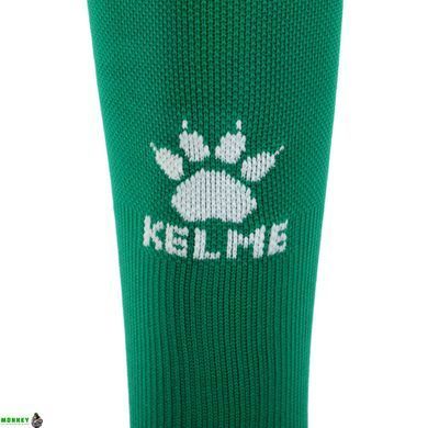 Гетри футбольні чоловічі KELME LIGA K15Z908-9318 Зелений-білий M-39-41 (нейлон, бавовна)