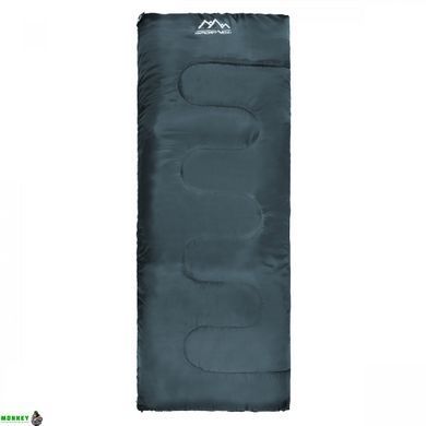 Спальный мешок (спальник) одеяло SportVida SV-CC0061 +2 ...+21&deg;C R Navy Green/Orange