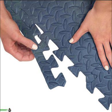 Мат-пазл (ласточкин хвост) Cornix Mat Puzzle EVA 120 x 120 x 1 cм XR-0239 Navy Blue