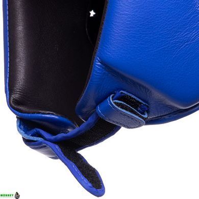 Шлем боксерский открытый кожаный TOP KING Super TKHGSC Синий XL