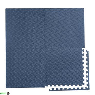 Мат-пазл (ласточкин хвост) Cornix Mat Puzzle EVA 120 x 120 x 1 cм XR-0239 Navy Blue