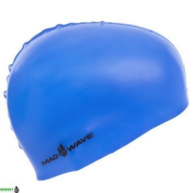Шапочка для плавания MadWave LIGHT M053503 Синий (силикон,)