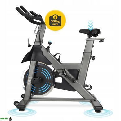 Велотренажер спиннинговый (спинбайк) 4FIZJO Racing Black/Blue (P-5905973401654)
