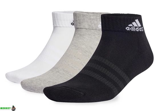 Шкарпетки Adidas C SPW ANK 6P світло-сірий Уні M (40 - 42)