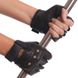 Перчатки для фитнеса и тяжелой атлетики кожаные MATSA SPORT WorkOut BC-0004 S-XXL черный