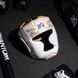 Боксерский шлем Phantom Muay Thai Full Face White Gold (капа в подарок)