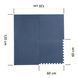 Мат-пазл (ласточкин хвост) Cornix Mat Puzzle EVA 120 x 120 x 1 cм XR-0239 Navy Blue