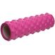 Роллер для йоги та пілатесу (мфр рол) SP-Sport Grid Bubble Roller FI-6672-BUBBLE 45см кольори в асортименті