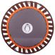 Фітнес батут круглий FI-2905 101см чорний-помаранчевий